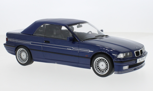 BMW-Alpina B3 3.2 Cabriolet 1996 Blauw Metallic - 1:18